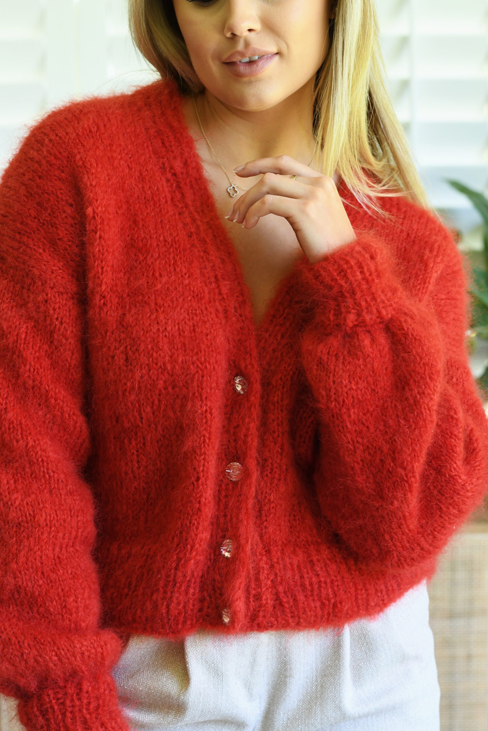 Knit Your Own: Nicola Mohair Cardigan - Blankets From Africa