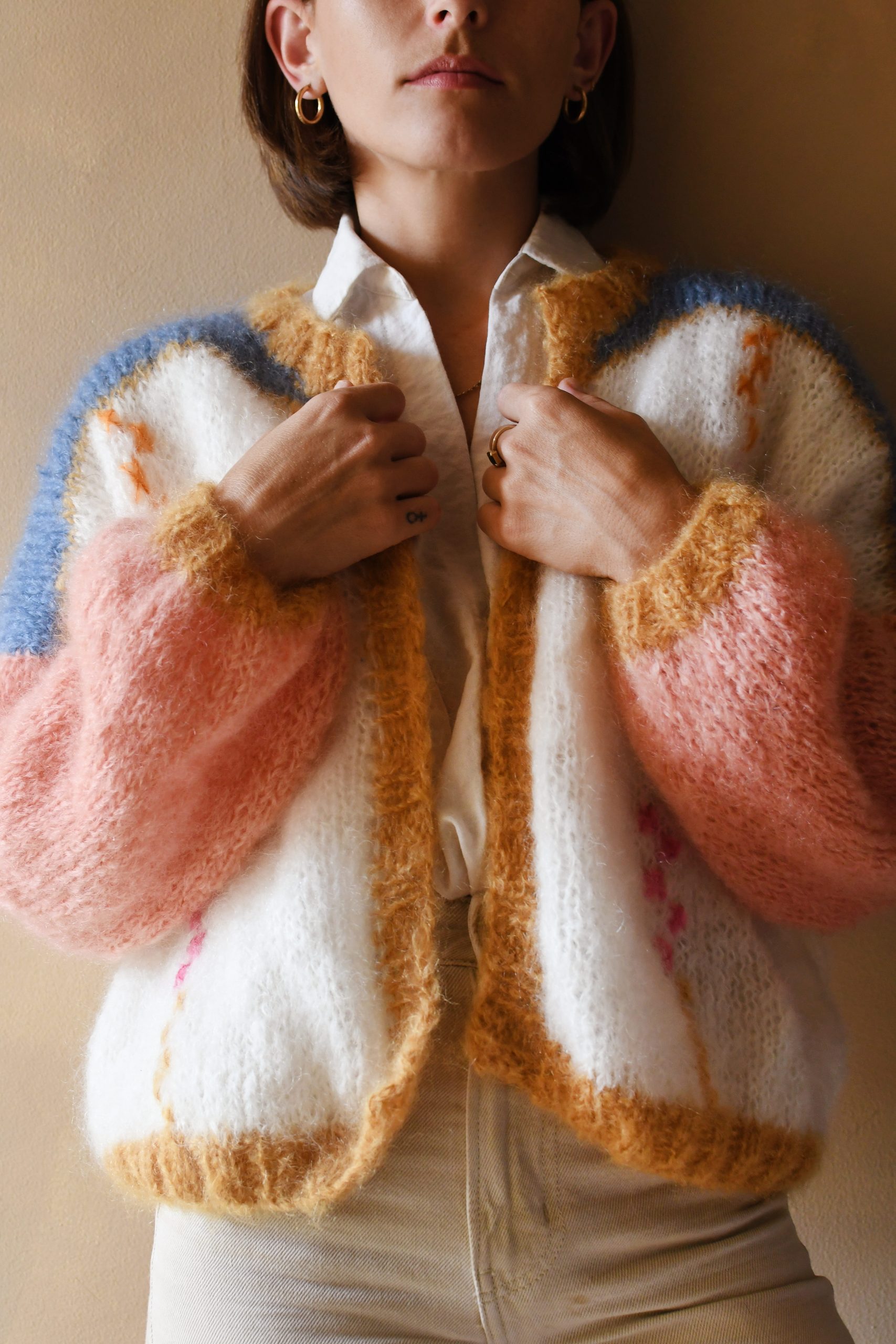 Knit your own: Kiki Mohair Cardigan - Blankets From Africa